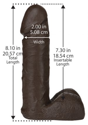 VAC-U-LOCK - 8 INCH REALISTICï¾® COCK