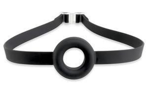 FF ELITE OPEN MOUTH GAG&MASK L BLAC