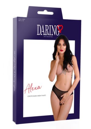 ALEXA CROTCHLESS MESH PANTY