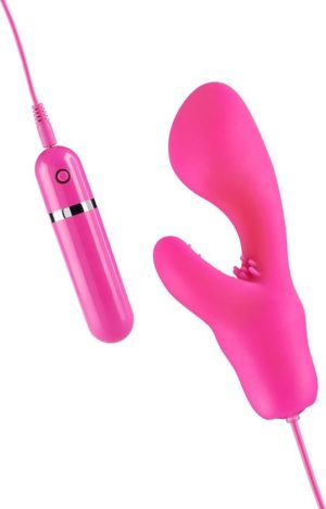 DUO VENUS TRAP VIBRATOR PINK