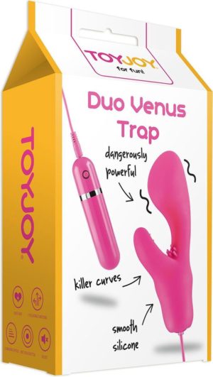 DUO VENUS TRAP VIBRATOR PINK