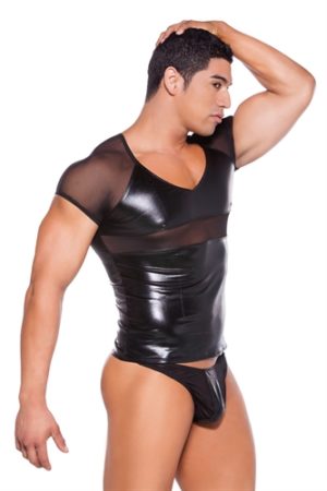 WETLOOK T-SHIRT OS