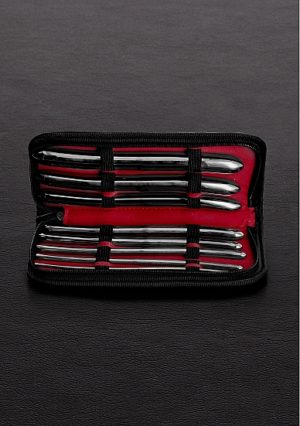 HEGAR-SOUND-DOUBLE END DILATOR - 8 PIECES SET - BRUSHED STEE