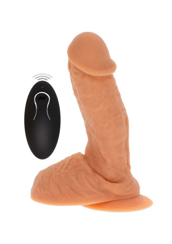 SILICONE VIBRATING DILDO