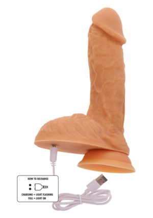 SILICONE VIBRATING DILDO