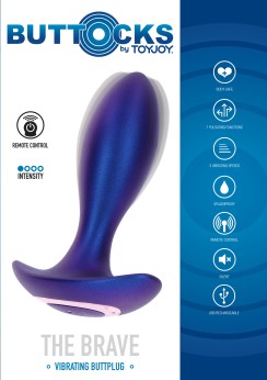 THE BRAVE VIBRATING ANAL PLUG