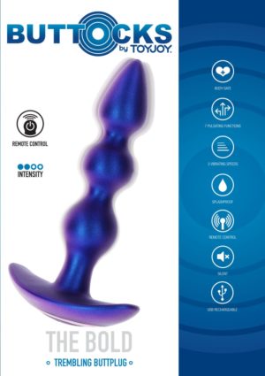 THE BOLD BEADED VIBR ANAL PLUG