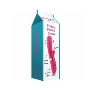 PUSSY POSSE GROWL VIBRATOR PINK