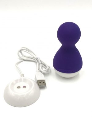 XOXO BAYM SUPER LOVERS PURPLE RECHARGEABLE SILICONE VIBRATOR