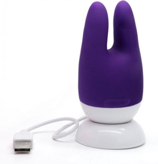 XOXO MEOWS CRAZY CATS RECHARGEABLE SILICONE VIBRATOR PURPLE