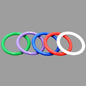 RAINBOW SILICONE PLEASURE RINGS 5x
