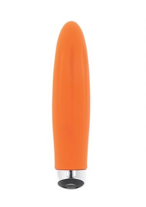 OPLAADBARE SILICONEN ORANJE VIBRATOR