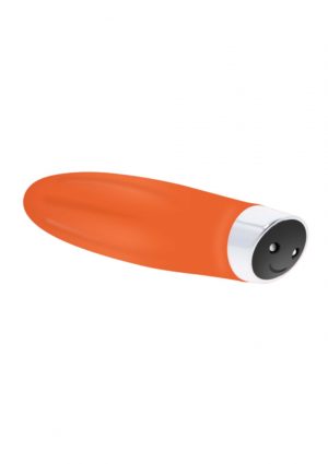 OPLAADBARE SILICONEN ORANJE VIBRATOR