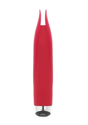 RODE SILICONEN OPLAADBARE CLITORIS VIBRATOR