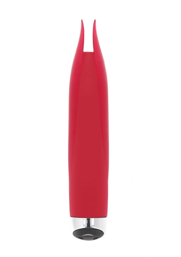 RODE SILICONEN OPLAADBARE CLITORIS VIBRATOR