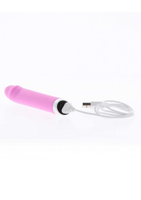 ROZE REALISTISCHE OPLAADBARE SILICONEN VIBRATOR