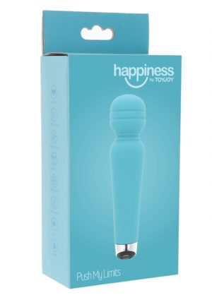 KLEINE TURQUOISE WAND VIBRATOR OPLAADBAAR