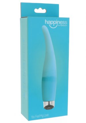 AQUA BLAUWE SILICONE G-SPOT VIBRATOR