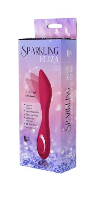 SPARKLING BENDABLE VIBRATOR ELIZA