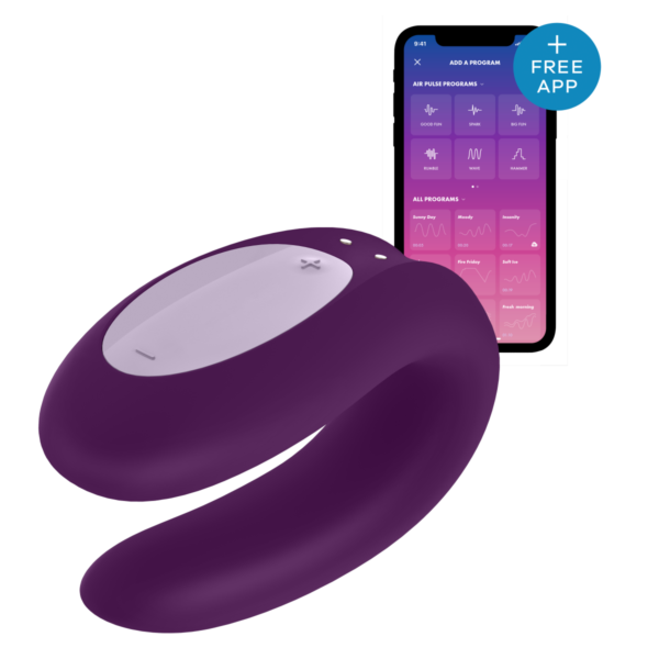 SATISFYER DOUBLE JOY APP CONNCT DUO VIBRATOR PAARS