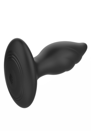 ZWARTE ANAAL PLUG MET AFSTANDBEDIENING