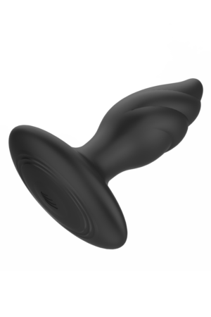 ZWARTE ANAAL PLUG MET AFSTANDBEDIENING