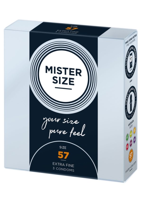 Mister Size 57mm 3 Stuks