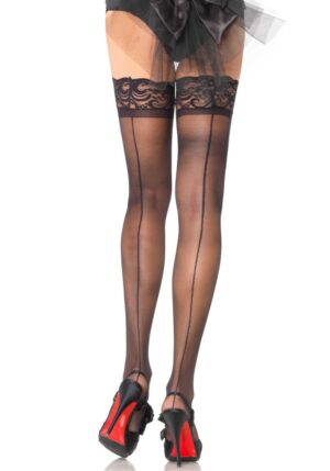 Sheer Stay Up's With Backseam