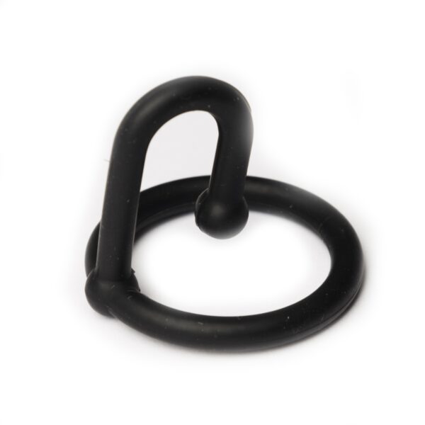 Silicone Cum Stopper - Black