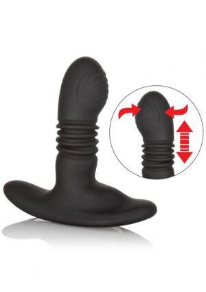 Zwarte Stotende en Roterende Prostaat Stimulator