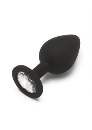 Siliconen Anaal Plug Met Diamant Medium