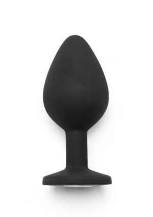 Siliconen Anaal Plug Met Diamant Medium