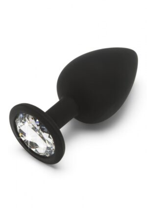 Siliconen Anaal Plug Met Diamant Large