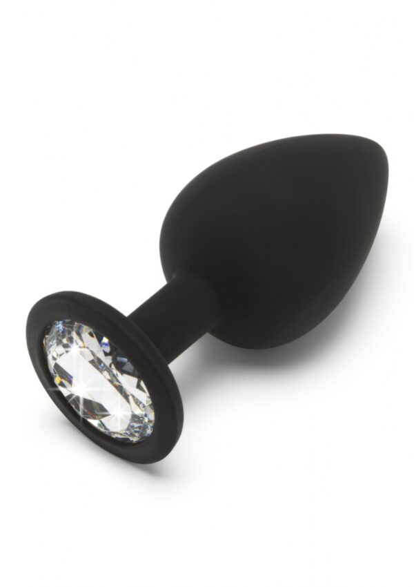 Siliconen Anaal Plug Met Diamant Large