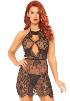 Lace dress and string