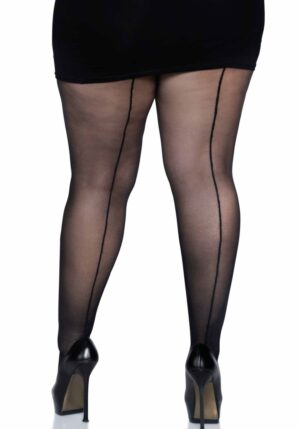 BACKSEAM PANTYHOSE + 1X-2X