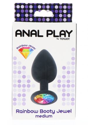 Siliconen Anaalplug Met Diamant Medium
