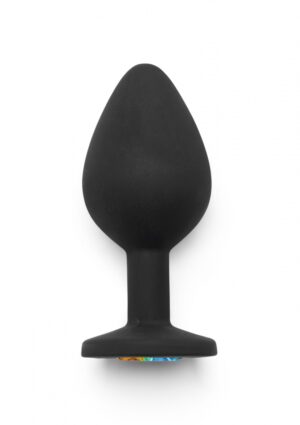 Siliconen Anaalplug Met Diamant Medium