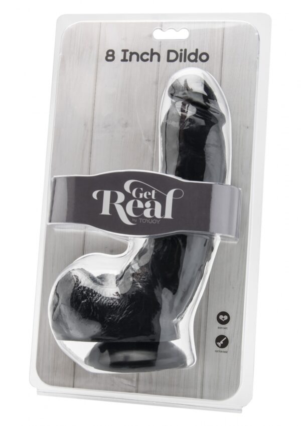 Realistische Dildo Met Ballen 8 Inch